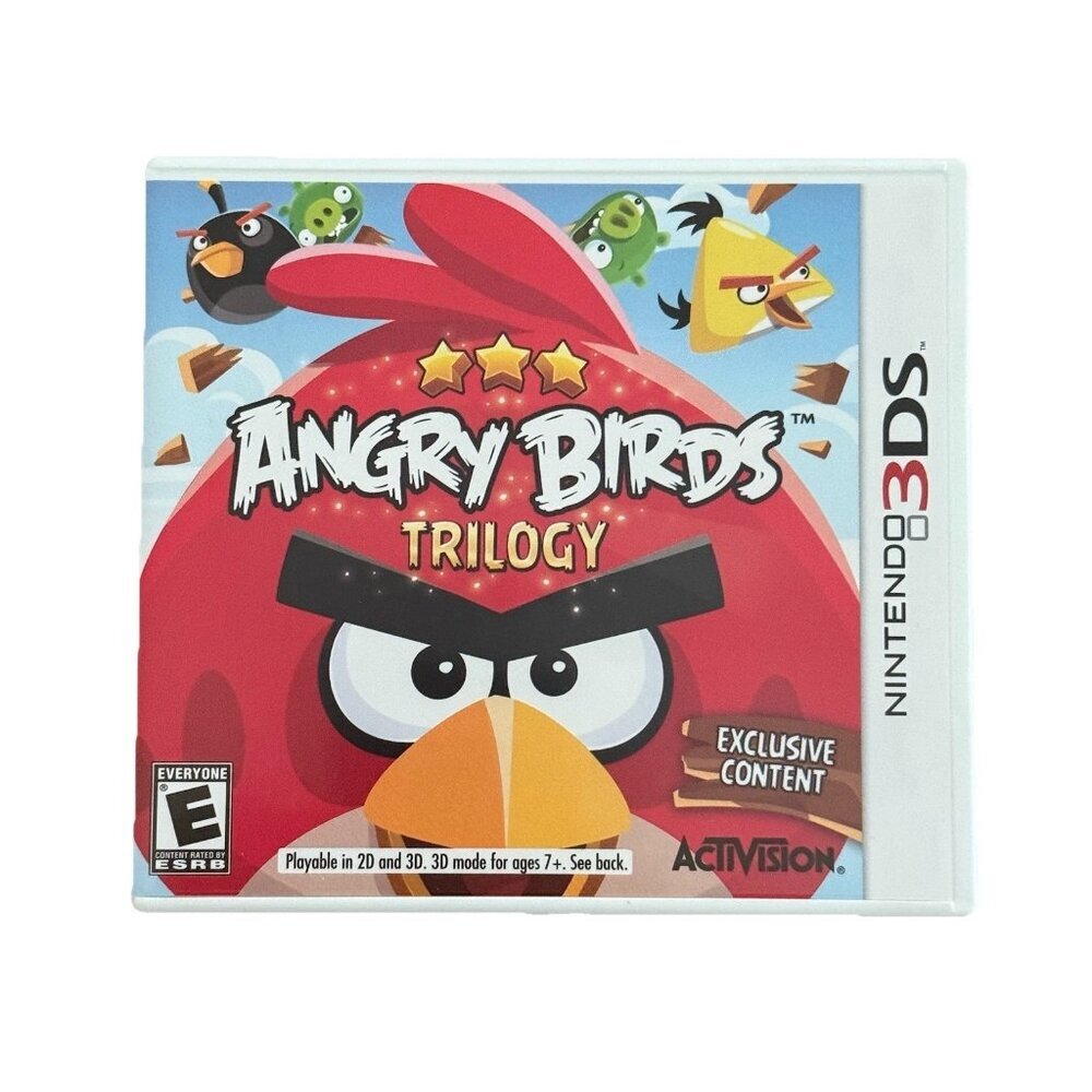 Angry Birds Trilogy - Nintendo 3DS - Working Tested
